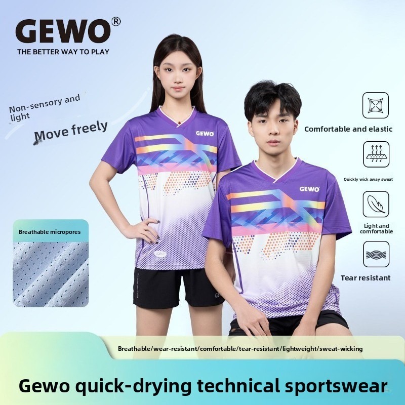 Table Tennis Outfit - Niemiecki GEWO nowy profesjonalny strój do
