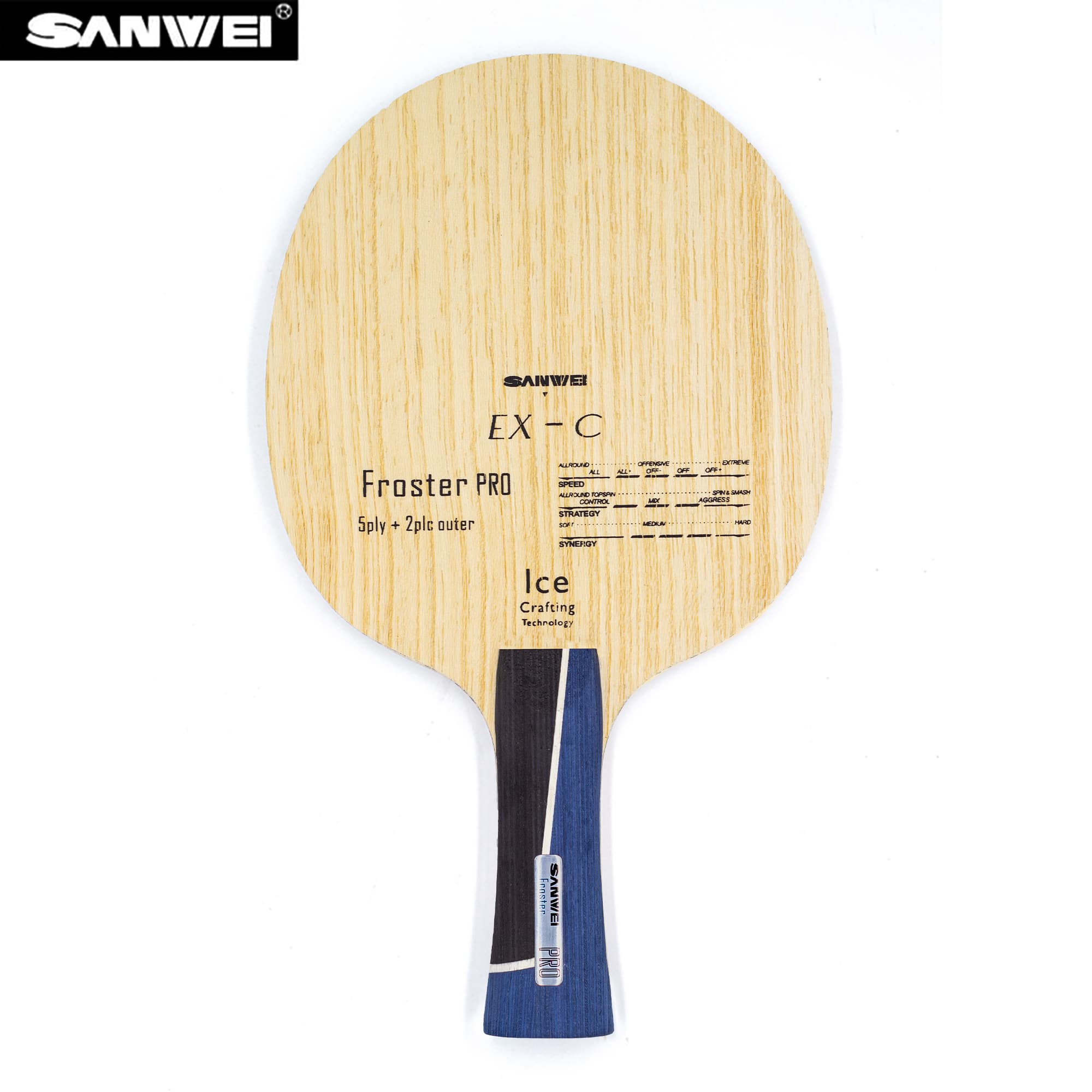 Table Tennis Blade - Dłuto do tenisa stołowego SANWEI ALC