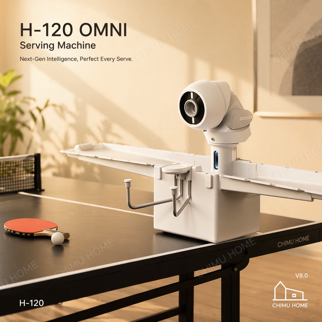 Table Tennis Trainer - 【CHIMU HOME】OMNI Inteligentna Maszyna do Tenisa