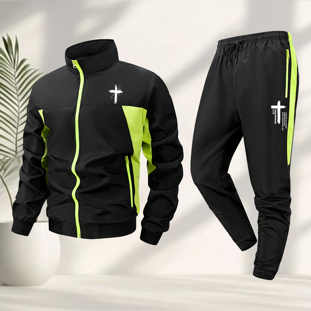 Męski dres z nadrukiem plam i  – Table Tennis Outfit recenzja i cena