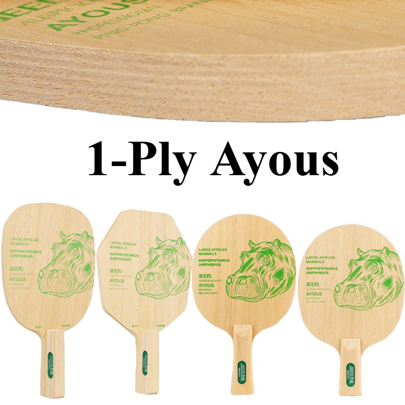 JEELS Green Hippo 1-warstwowa  – Table Tennis Blade recenzja i cena