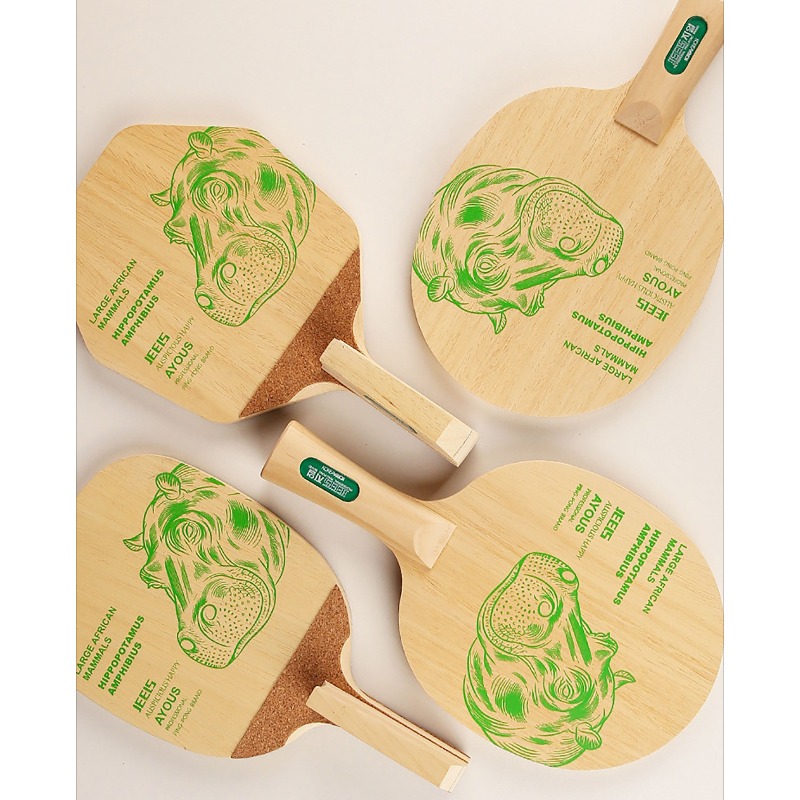 JEELS Green Hippo 1-warstwowa  – Table Tennis Blade recenzja i cena