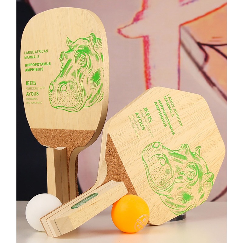 JEELS Green Hippo 1-warstwowa  – Table Tennis Blade recenzja i cena