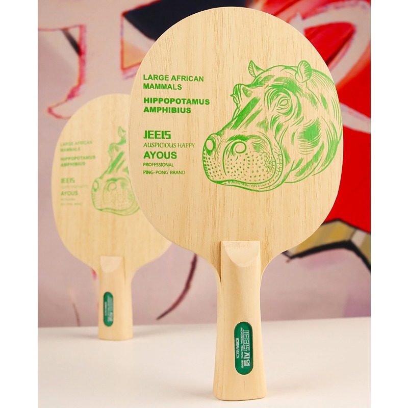 JEELS Green Hippo 1-warstwowa  – Table Tennis Blade recenzja i cena