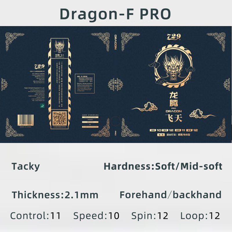 Przyjaźń 729 Dragon F PRO L te – Table Tennis Pro recenzja i cena