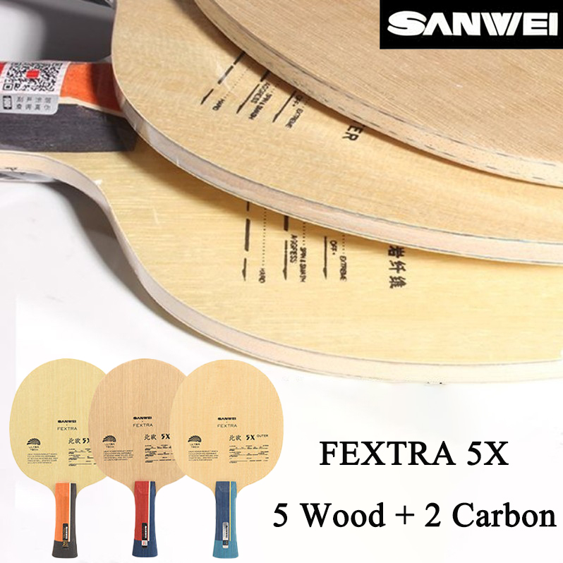SANWEI FEXTRA 5X Niebiesko-Żół – Table Tennis Blade recenzja i cena