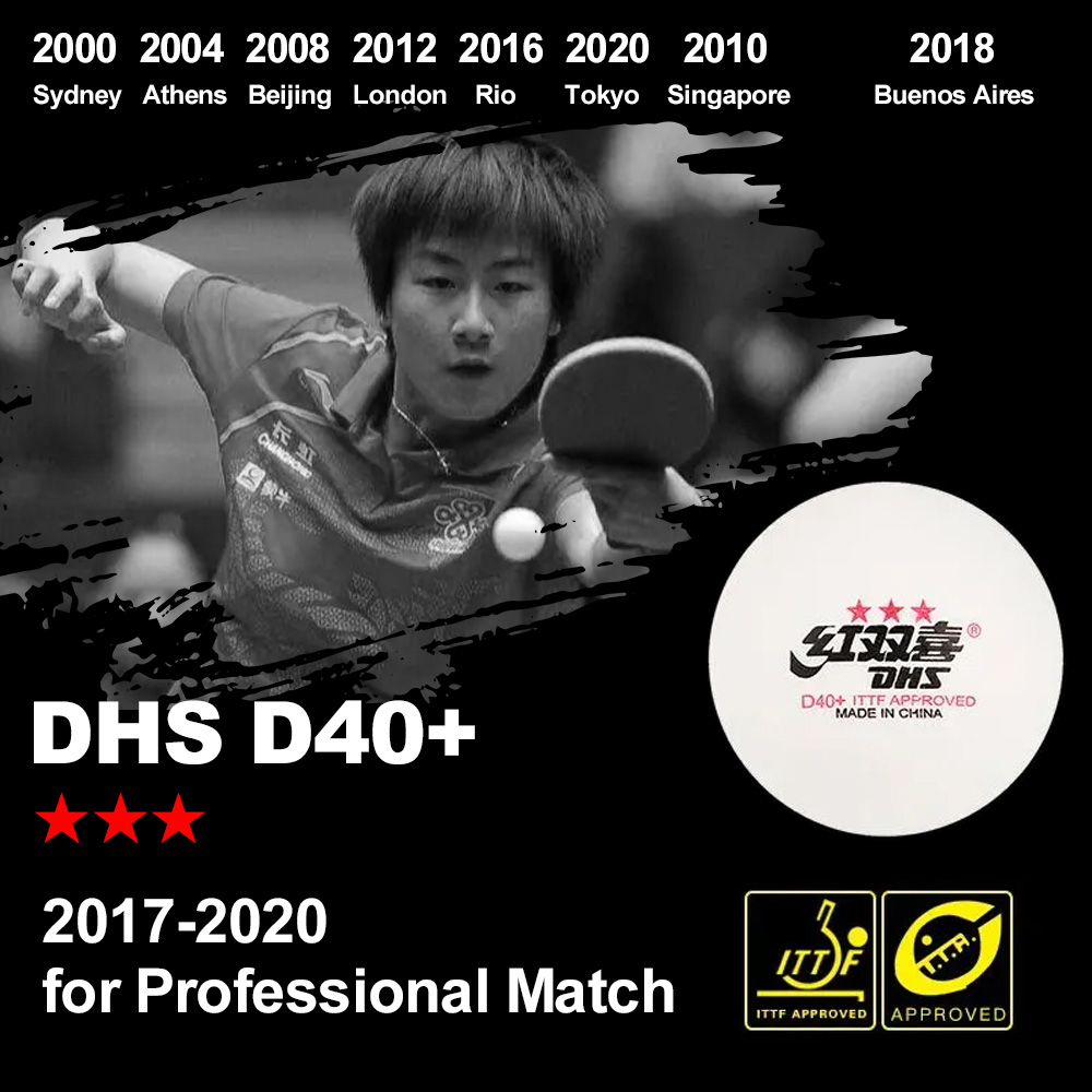 DHS D40+ DJ40+ Piłki do ping-p – Table Tennis How To Play recenzja i cena